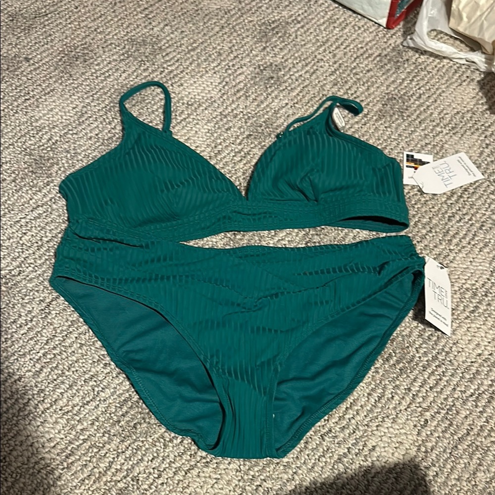 Teal Bikini Set